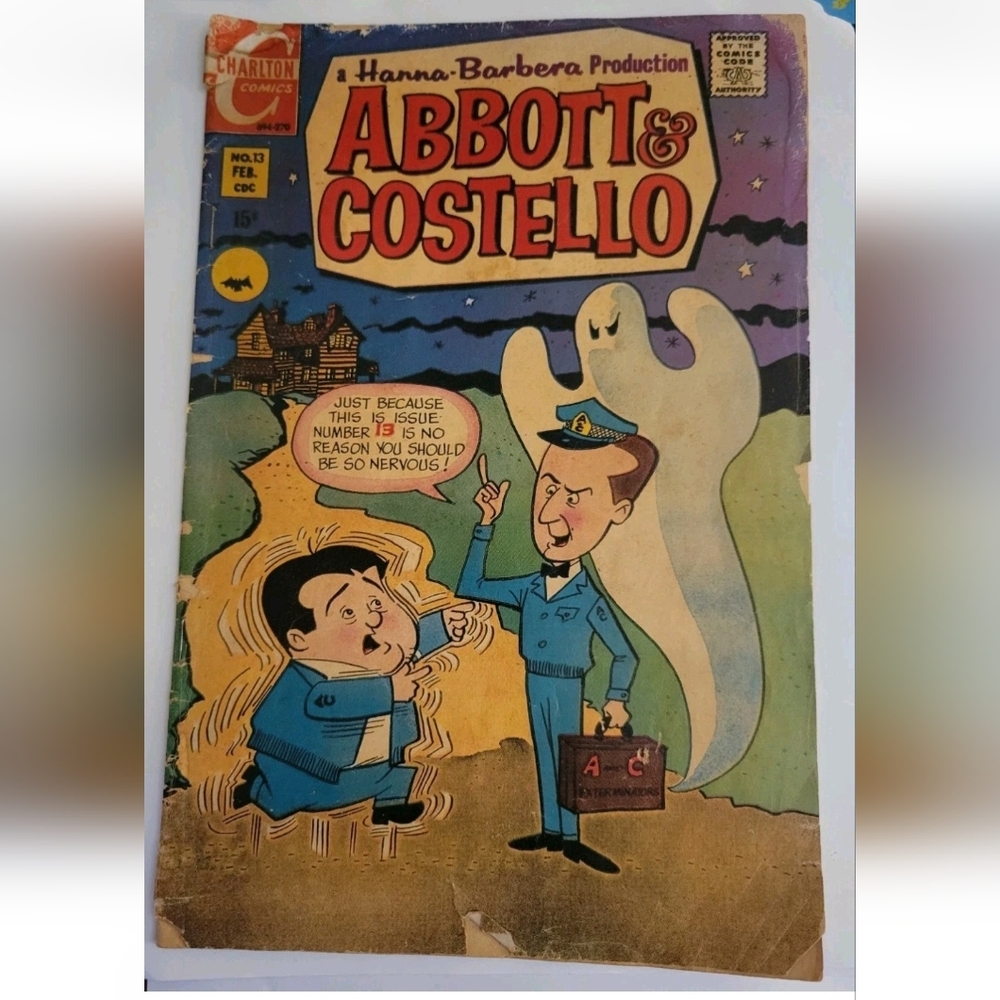 Abbott & Costello No 13 CHARLTON COMICS Comic Book Rare Vintage February 1970